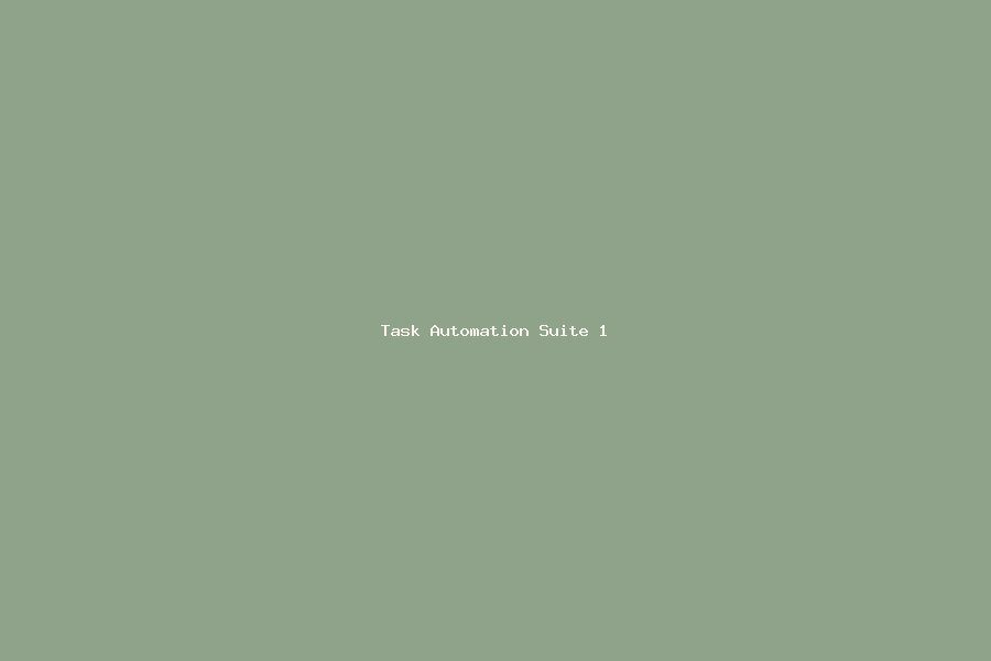 Task Automation Suite screenshot 1